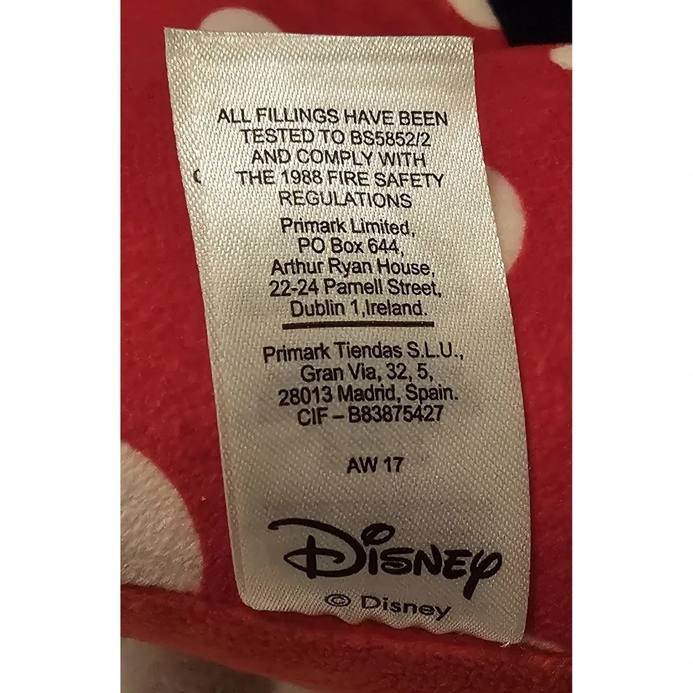 Disney Minnie Mouse Child Travel Neck Pillow Airplane Car Vacation‎